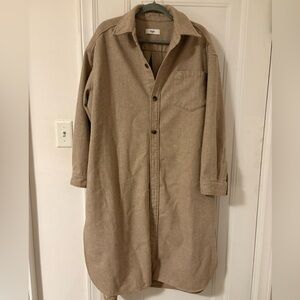 Frankie Shop Long Wool Shirt/Jacket